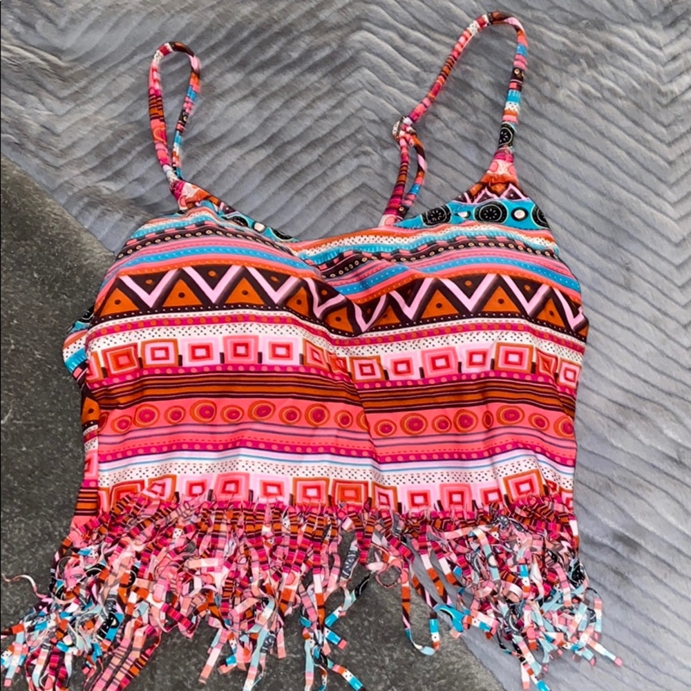 multi color bikini